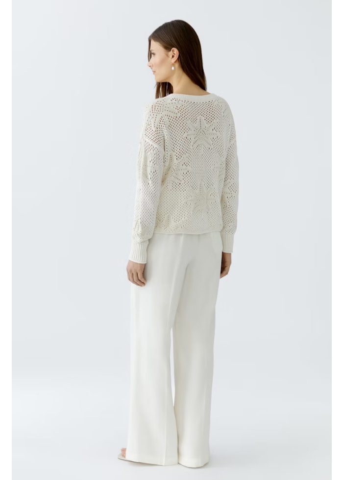 Oui | Palm Crochet Jumper