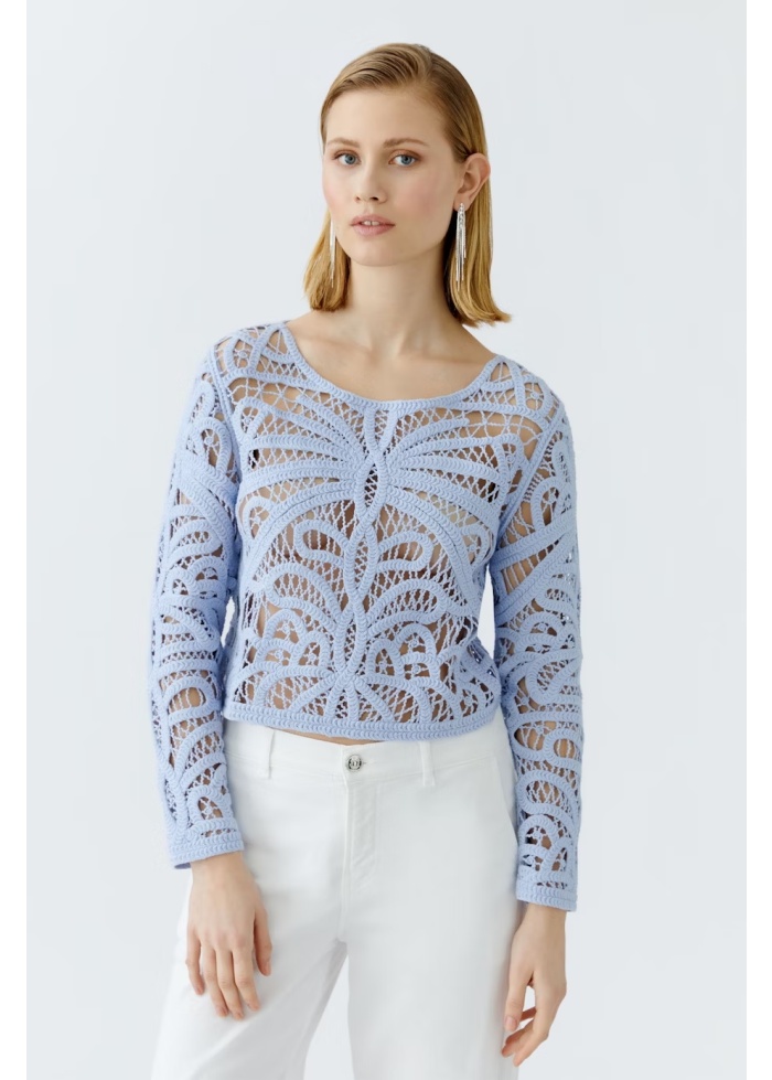 Oui | Crochet Top