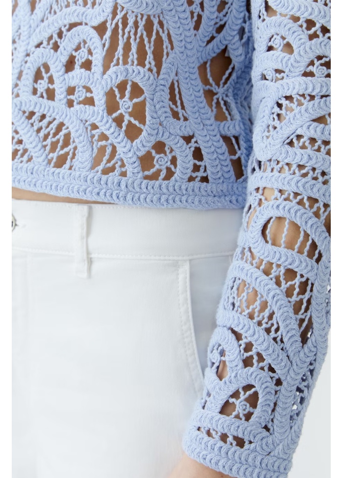 Oui | Crochet Top