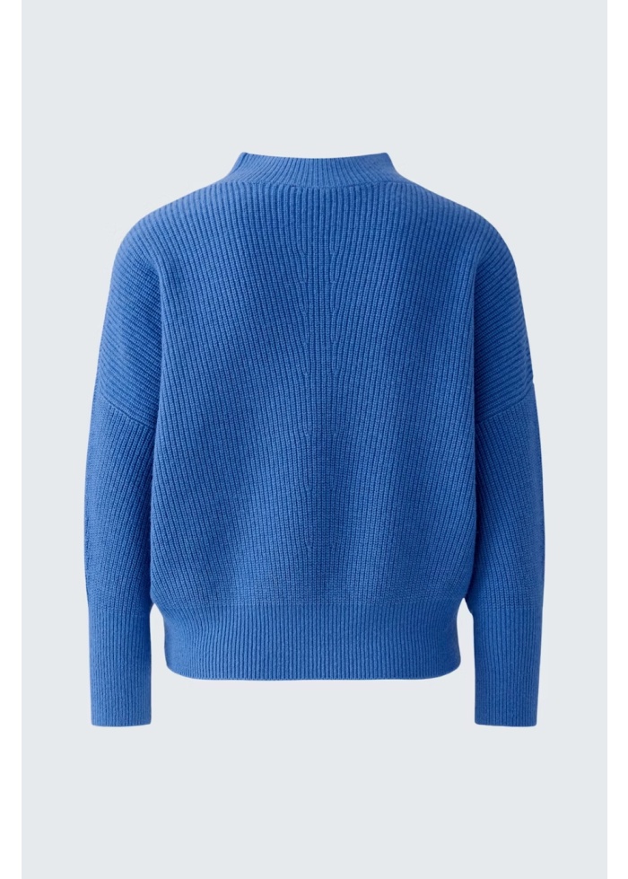 Oui | Turtle Neck Ribbed Knit Jumper