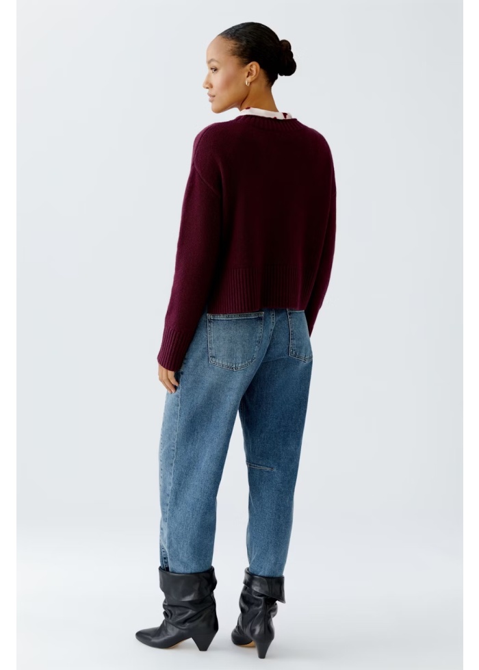Oui | Ribbed Pocket Jumper