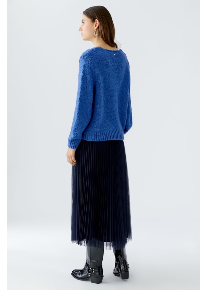 Oui | V-Neck Wool Blend Jumper