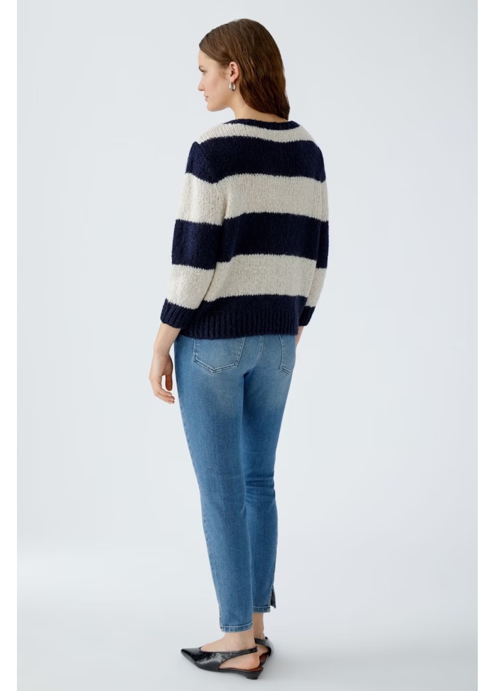 Oui | Wool Blend Stripe Jumper