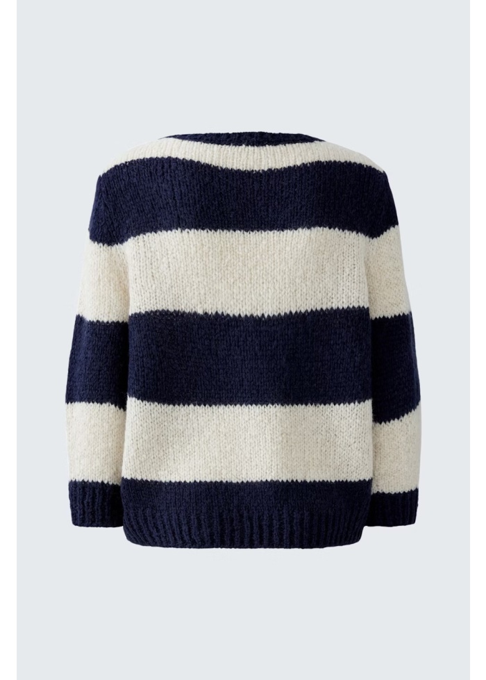 Oui | Wool Blend Stripe Jumper