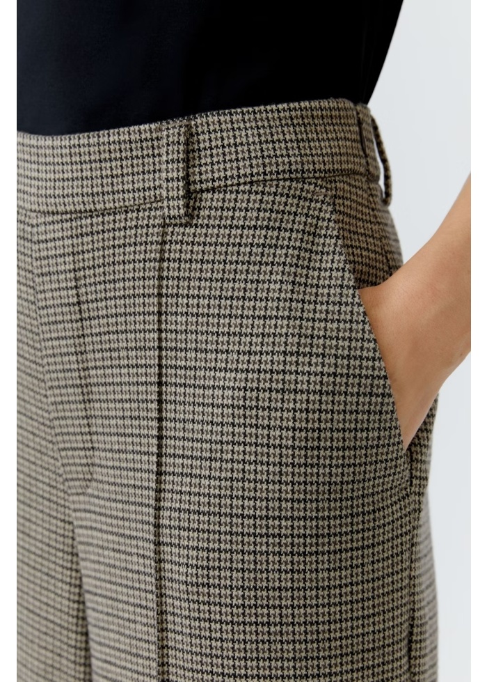 Oui | Houndstooth Trousers