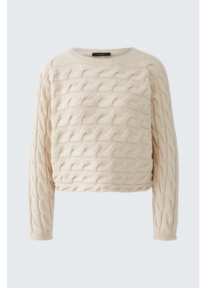 Oui | Cable Knit Jumper