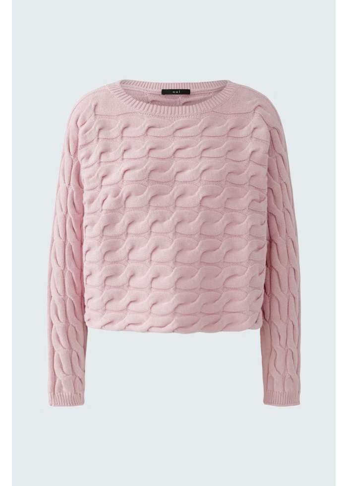 Oui | Cable Knit Jumper
