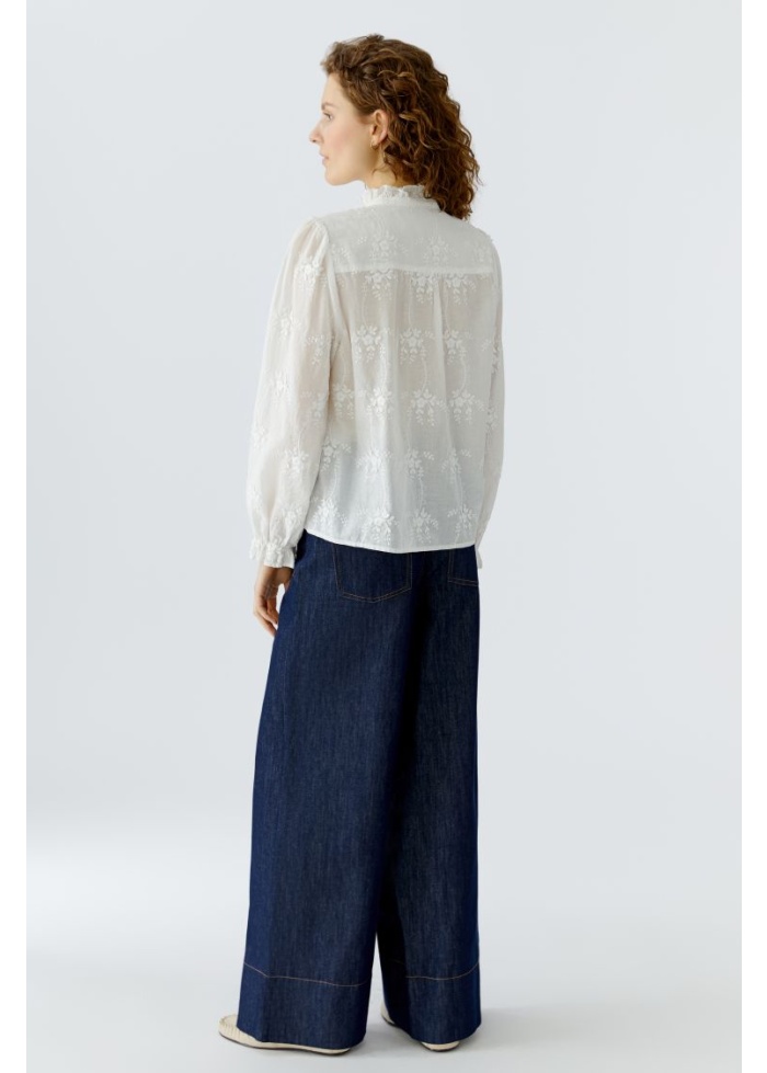 Oui | Embroidered Blouse