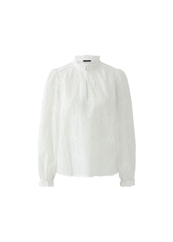 Oui | Embroidered Blouse