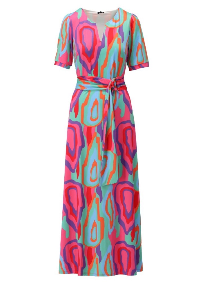 KDesign | Short Sleeve Maxi Dress