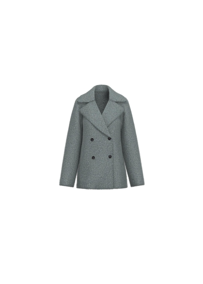 Emme | DuckEgg Blue Boucle Jacket