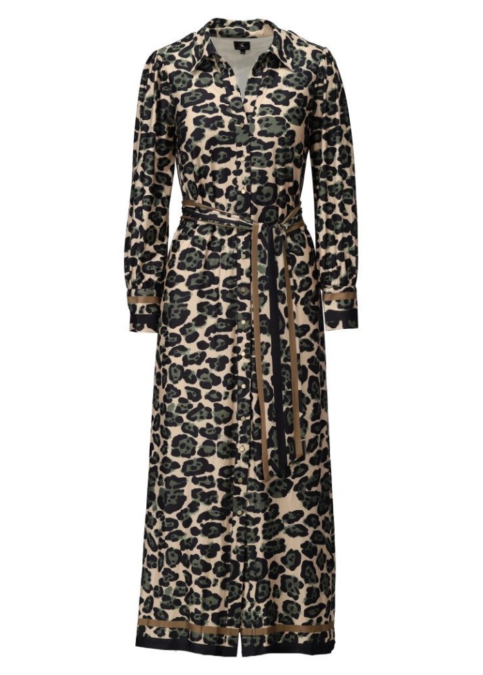 KDesign | Animal Print Shirt Dress