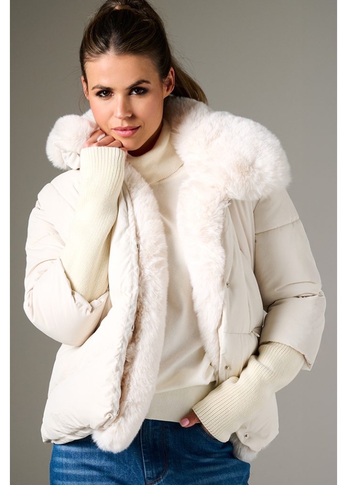 KDesign | Faux Fur Padded Jacket 