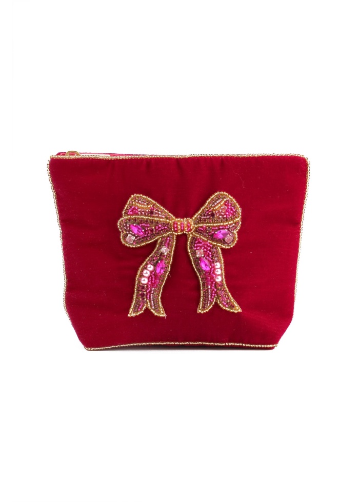 MyDoris | Pink Bow Small Pouch