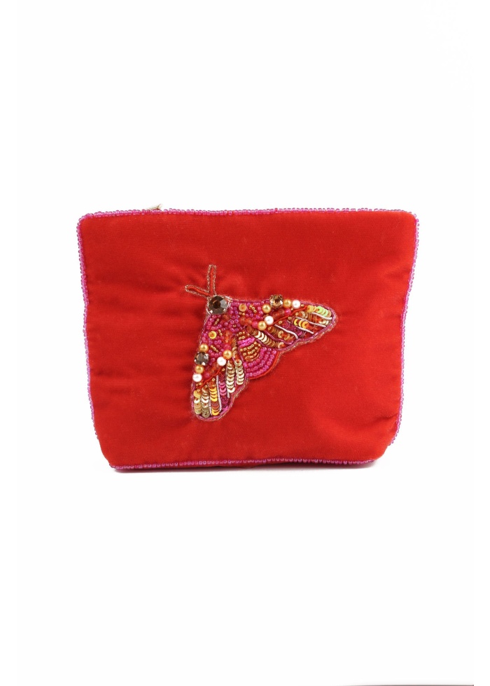 MyDoris | Orange Moth Small Pouch