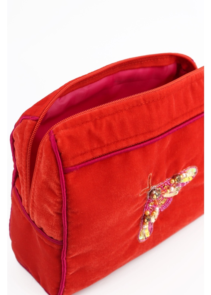MyDoris | Orange Moth Medium Pouch