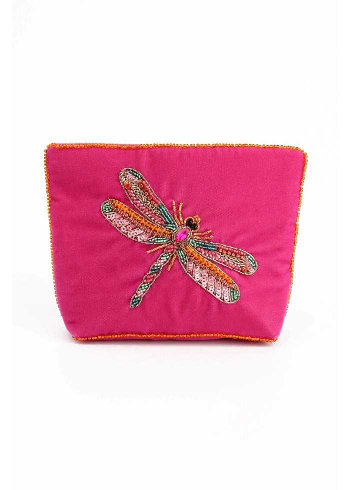 MyDoris | Pink Dragonfly Small Pouch