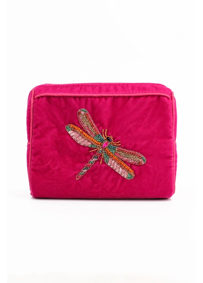 MyDoris | Medium Pink Dragonfly Pouch
