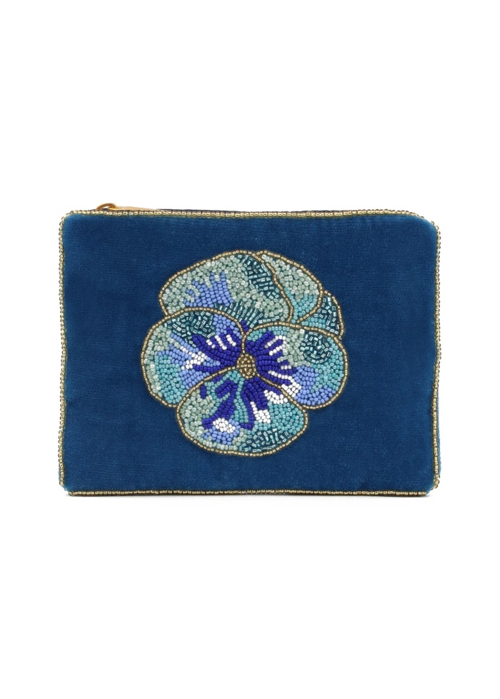 MyDoris | Blue Pansy Small Pouch