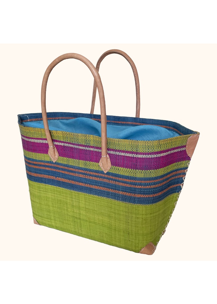 BasketBasket | Mery Drawstring Basket Lime