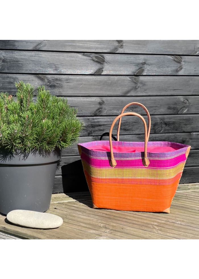 BasketBasket | Mery Drawstring Basket Orange