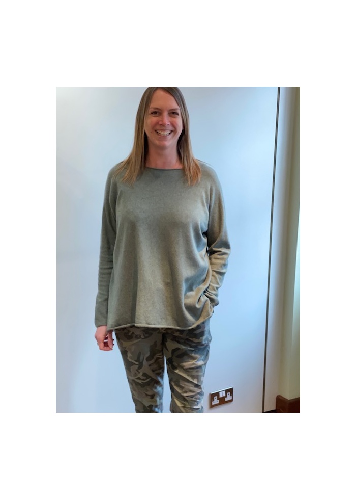 Lulu | Khaki Roundneck Jumper