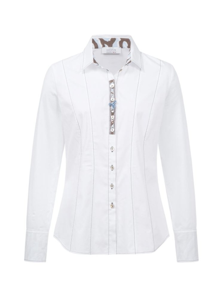 Just White | Trimmed Shirt