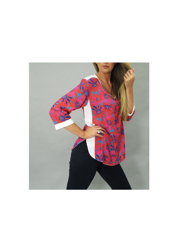 Deck | Flower Print Top