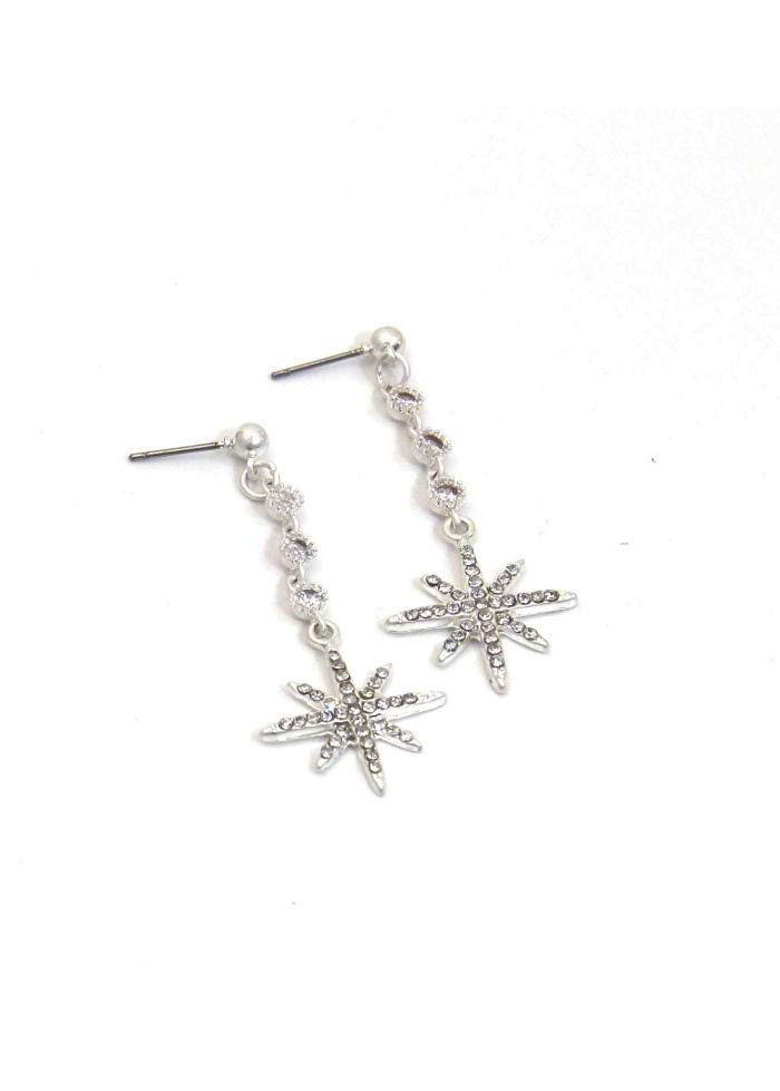 Envy | Silver Star Earrings