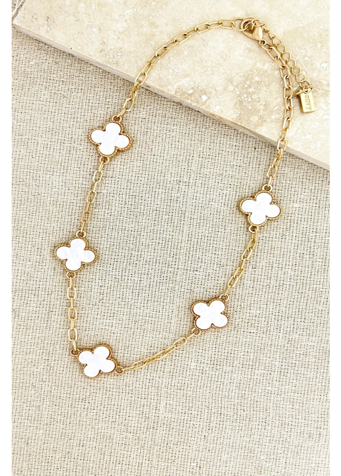 Envy | Gold Clover Necklace
