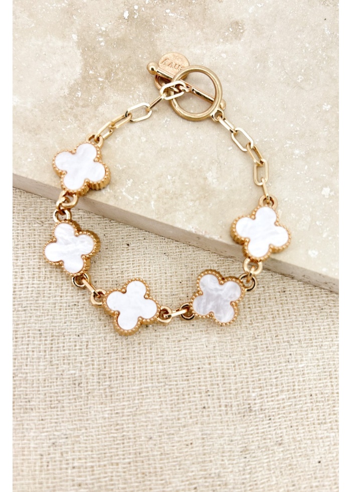 Envy | Gold Clover Bracelet