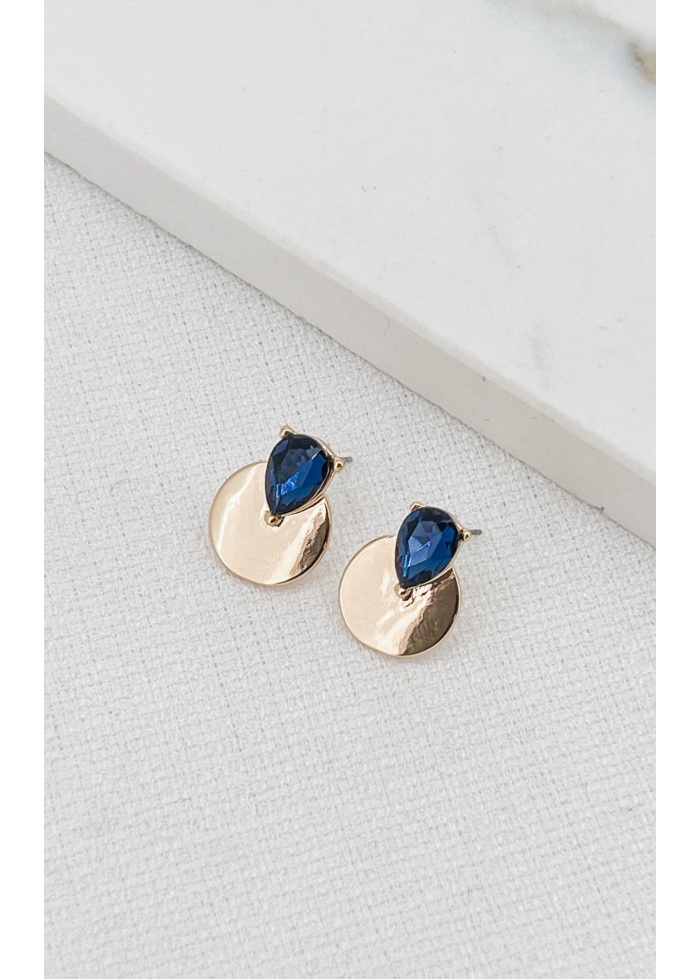 Envy | Blue Crystal Earrings