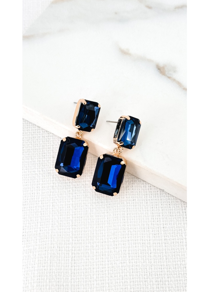 Envy | Blue Drop Earrings
