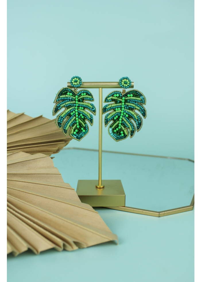 MyDoris | Tropical Leaf Earrings