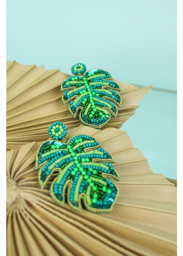 MyDoris | Tropical Leaf Earrings