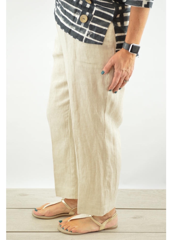 Foil | Straight Line Crop Trousers