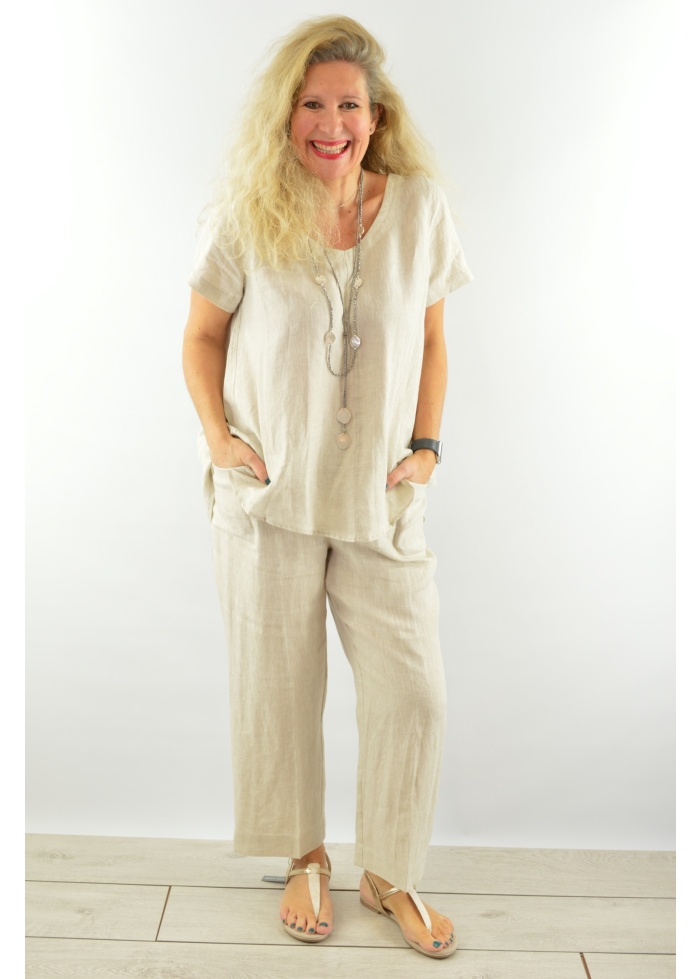 Foil | Straight Line Crop Trousers