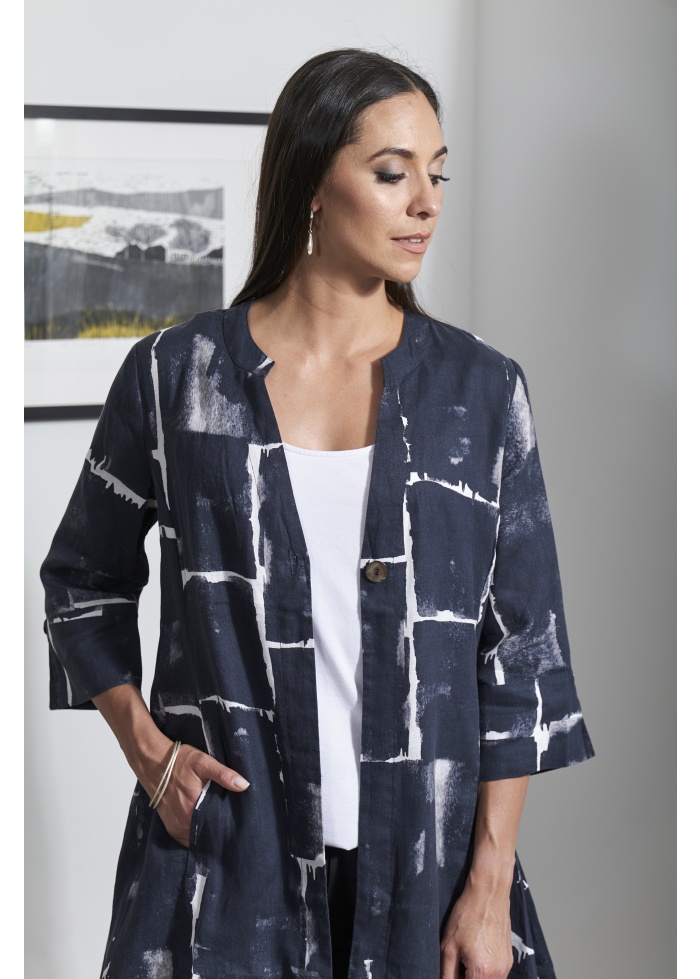 Foil | Second Nature Linen Duster