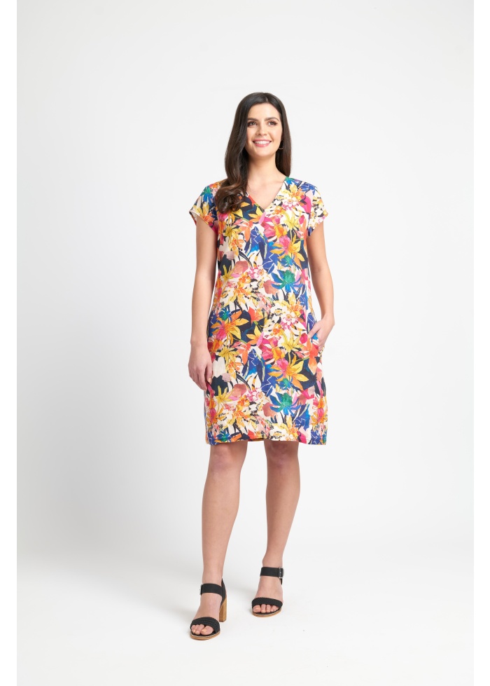 Foil | Benefits Flower Dress