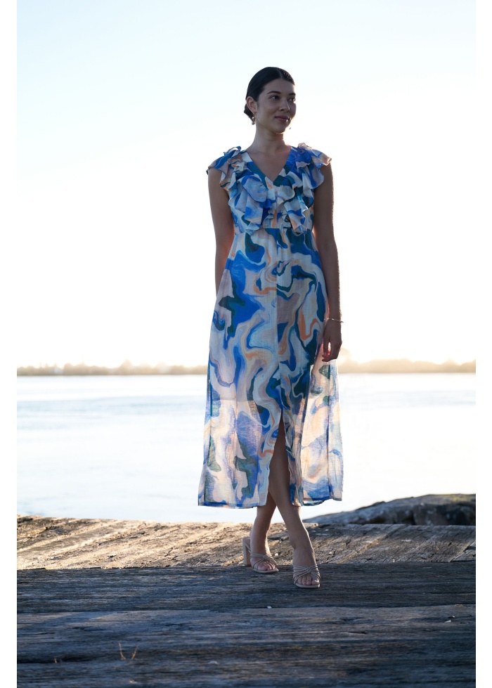 Foil | Paradise Marble Dress