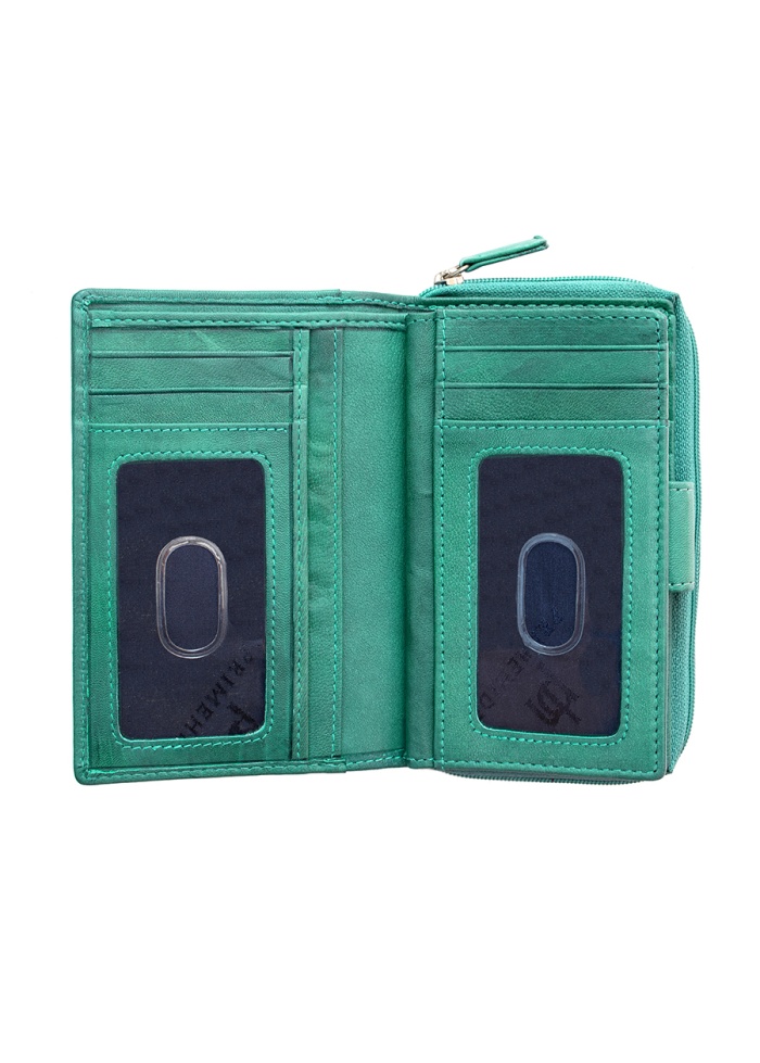 Firelog | Green Leather Purse