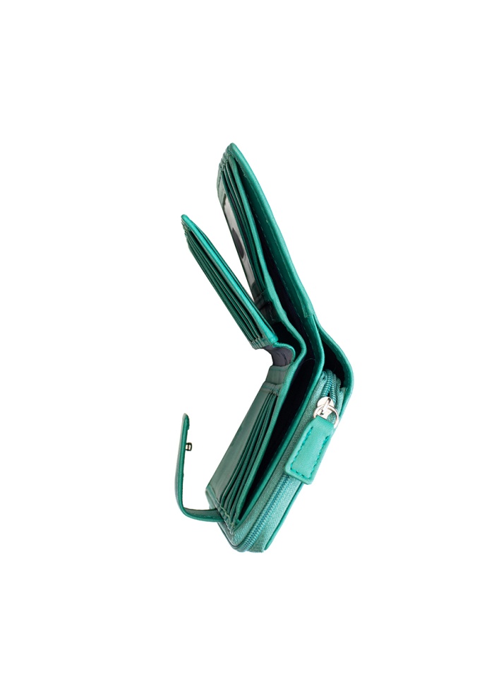 Firelog | Green Leather Purse