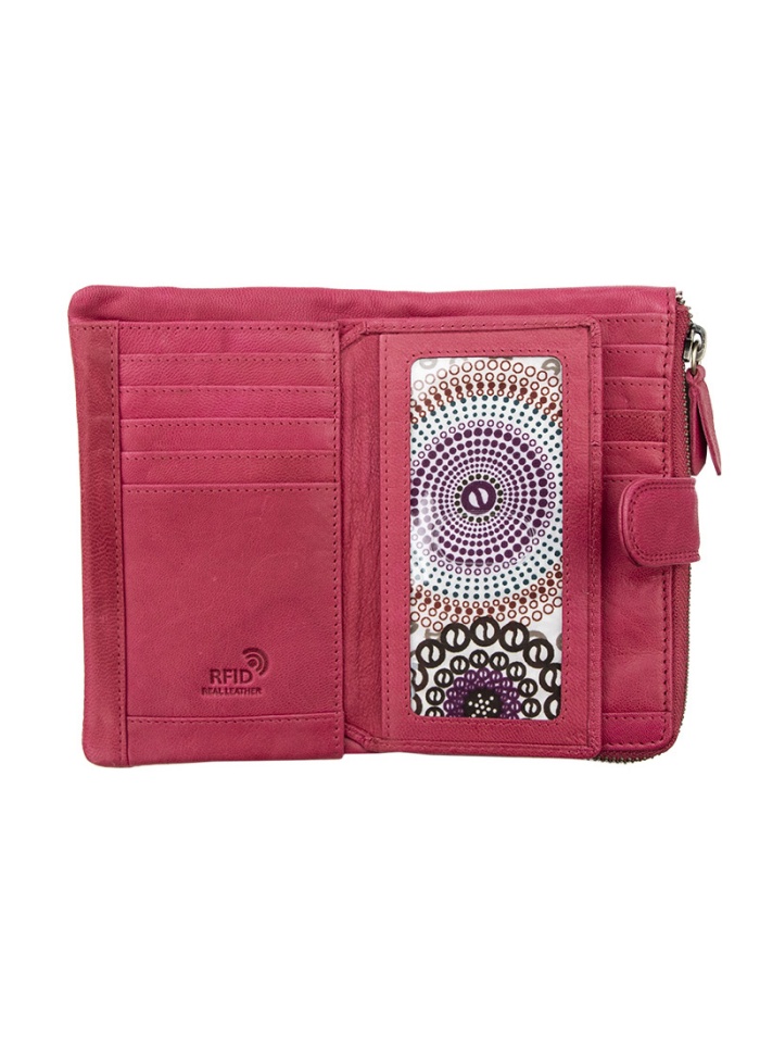 Firelog | Soft Leather Pink Purse