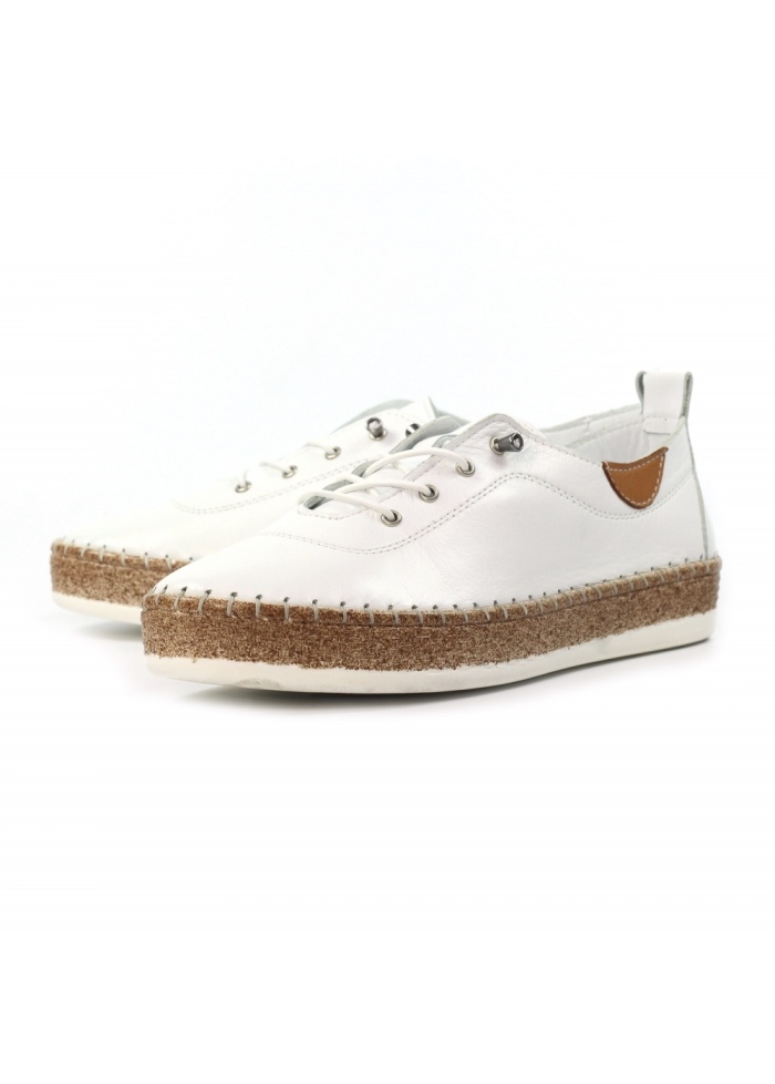 Lunar | Evie White Leather Shoe