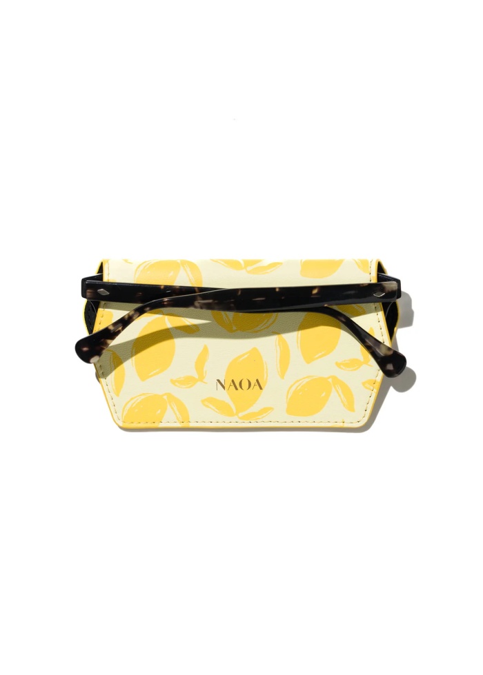 NAOA | Apple Leather Slim Glasses Case Lemons