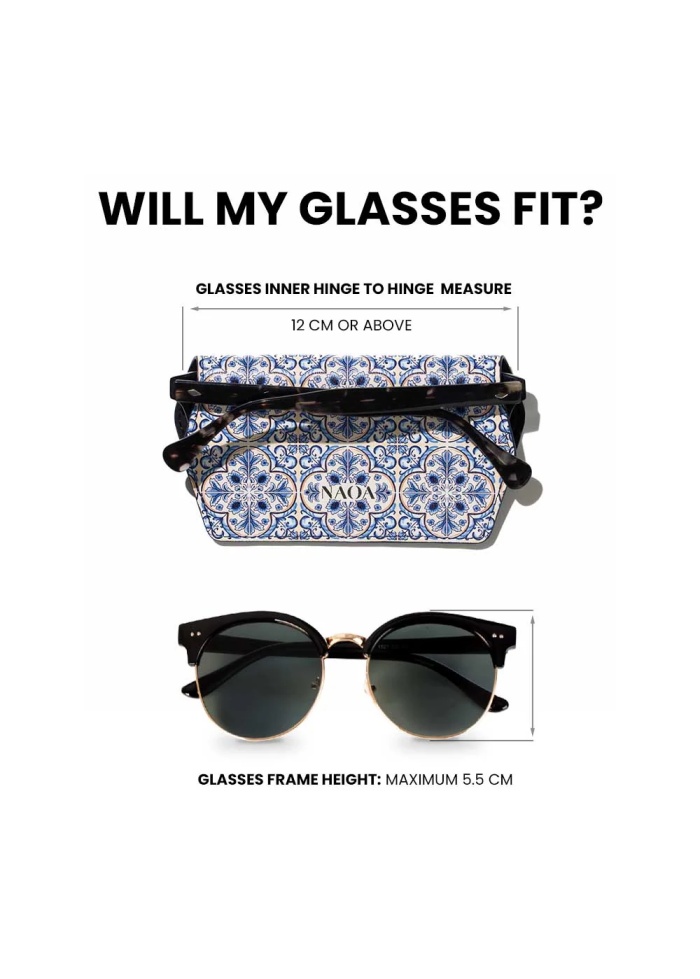 NAOA | Apple Leather Slim Glasses Case Amalfi