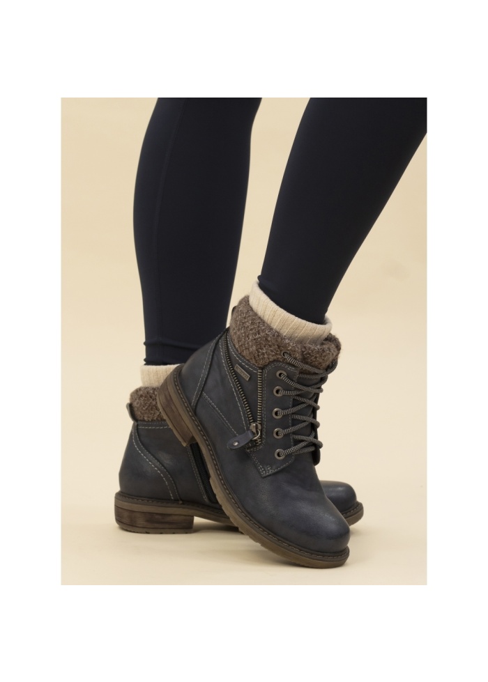 Lunar | Benson Navy  Waterproof Boot