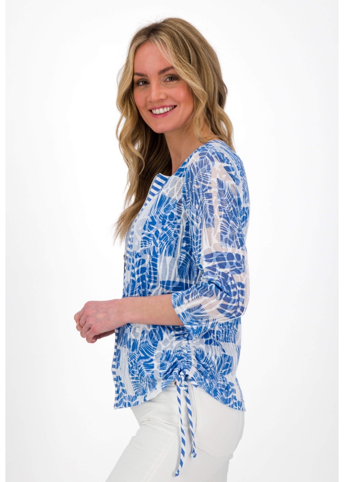 Just White | Tie Detail Top