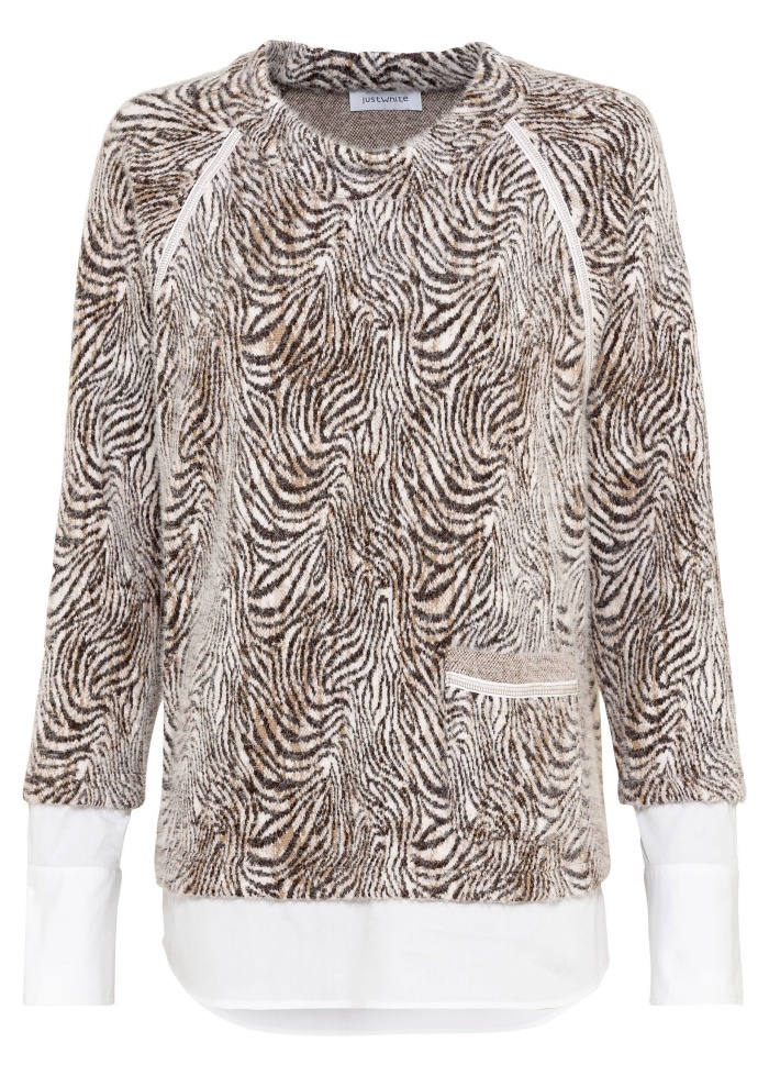 Just White | Layered Jumper