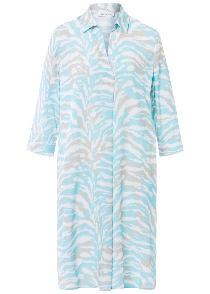 Just White | Print Dress